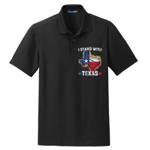 Flag Usa State Of Texas I Stand With Texas Dry Zone Grid Polo