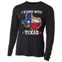 Flag Usa State Of Texas I Stand With Texas Cooling Performance Long Sleeve Crew