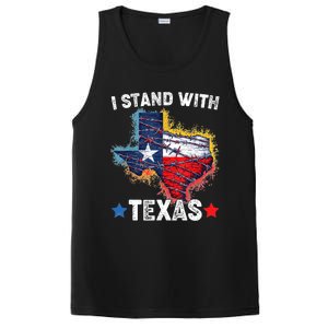 Flag Usa State Of Texas I Stand With Texas PosiCharge Competitor Tank