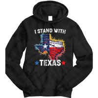 Flag Usa State Of Texas I Stand With Texas Tie Dye Hoodie