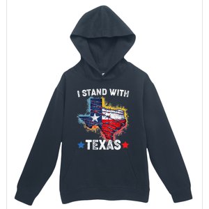 Flag Usa State Of Texas I Stand With Texas Urban Pullover Hoodie