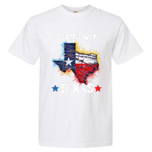 Flag Usa State Of Texas I Stand With Texas Garment-Dyed Heavyweight T-Shirt