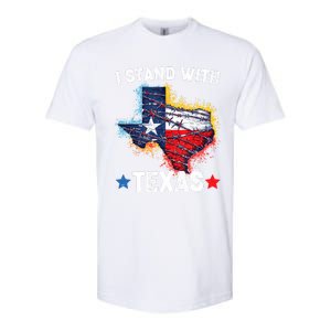 Flag Usa State Of Texas I Stand With Texas Softstyle CVC T-Shirt