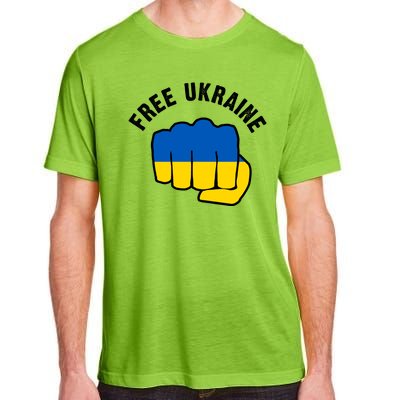 Free Ukraine Strong Adult ChromaSoft Performance T-Shirt