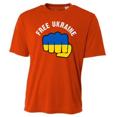 Free Ukraine Strong Cooling Performance Crew T-Shirt