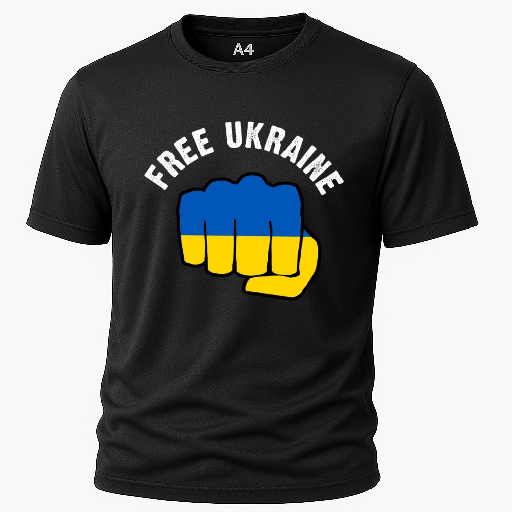 Free Ukraine Strong Cooling Performance Crew T-Shirt