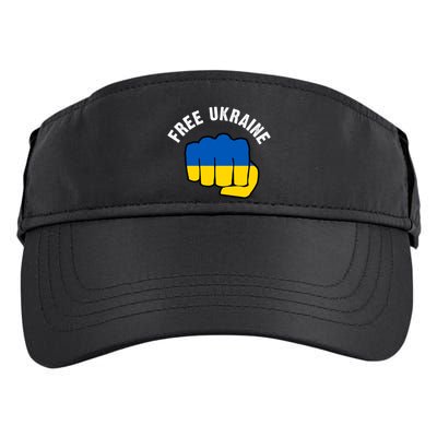 Free Ukraine Strong Adult Drive Performance Visor