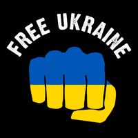 Free Ukraine Strong Drawstring Bag