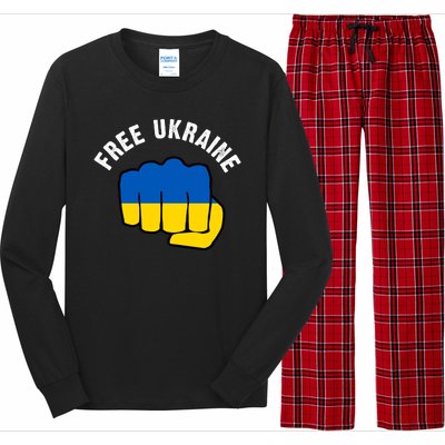 Free Ukraine Strong Long Sleeve Pajama Set