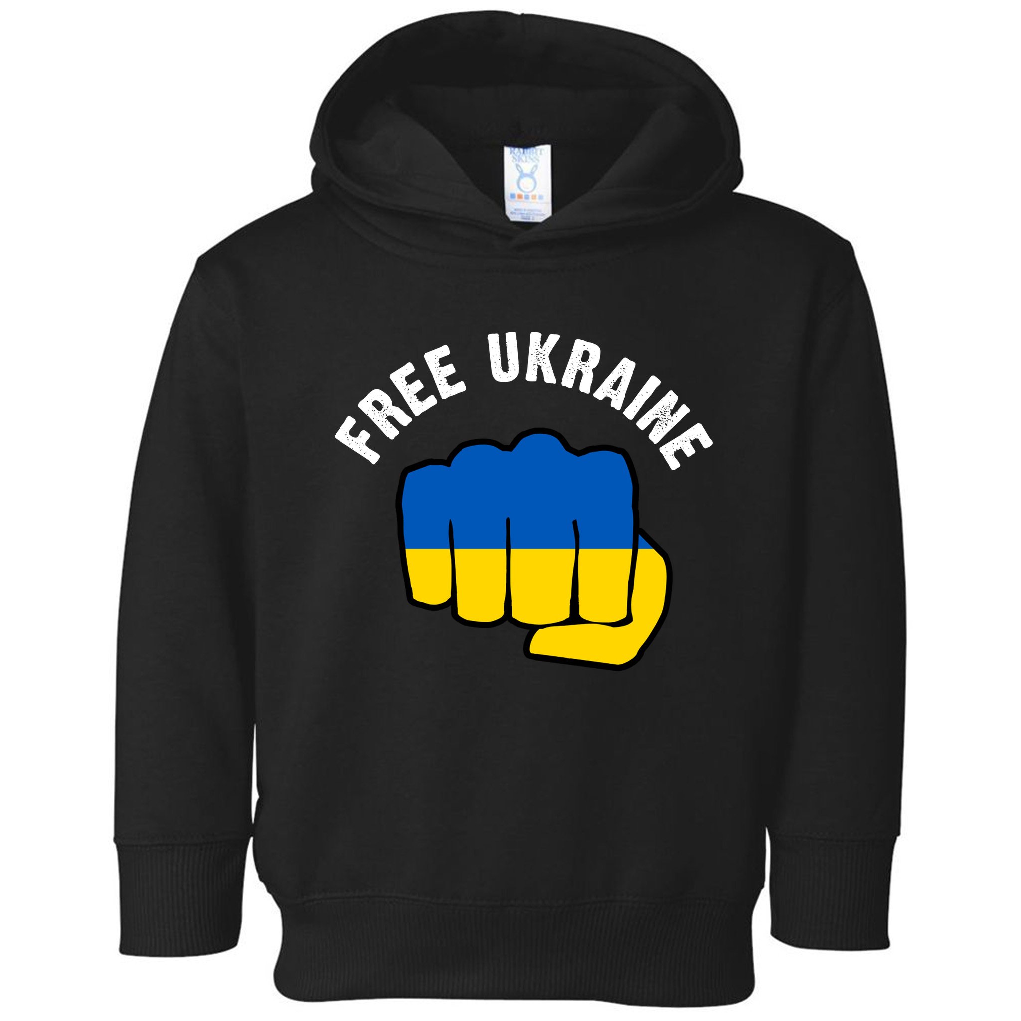 Free Ukraine Strong Toddler Hoodie