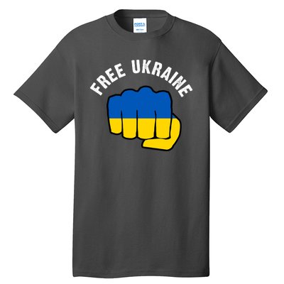 Free Ukraine Strong Tall T-Shirt