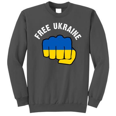 Free Ukraine Strong Tall Sweatshirt