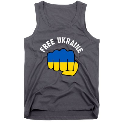 Free Ukraine Strong Tank Top