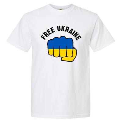 Free Ukraine Strong Garment-Dyed Heavyweight T-Shirt