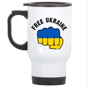 Free Ukraine Strong Stainless Steel Travel Mug