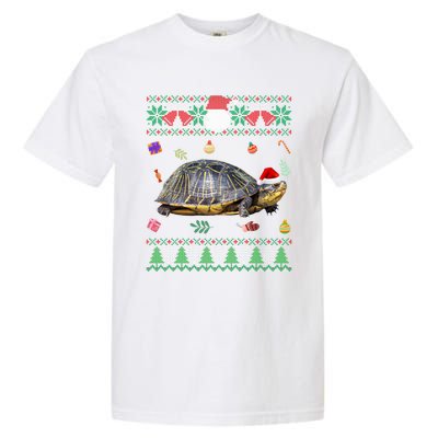 Funny Ugly Sweater Christmas Animals Santa Turtle Lover Gift Garment-Dyed Heavyweight T-Shirt