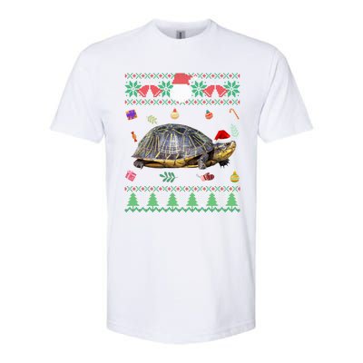 Funny Ugly Sweater Christmas Animals Santa Turtle Lover Gift Softstyle CVC T-Shirt