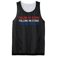 Falling Up Stairs Falling On Stage Falling America Mesh Reversible Basketball Jersey Tank