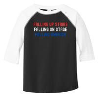 Falling Up Stairs Falling On Stage Falling America Toddler Fine Jersey T-Shirt