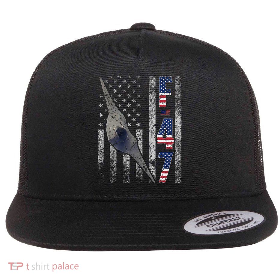 F-47 USA Superpower Dominance F47 Aircraft Flat Bill Trucker Hat