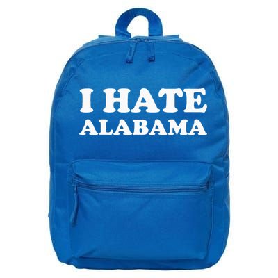 Funny US State Souvenir I Hate Alabama 16 in Basic Backpack