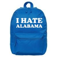 Funny US State Souvenir I Hate Alabama 16 in Basic Backpack