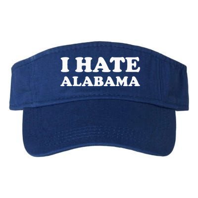 Funny US State Souvenir I Hate Alabama Visor