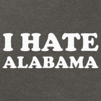 Funny US State Souvenir I Hate Alabama Cotton Canvas Backpack