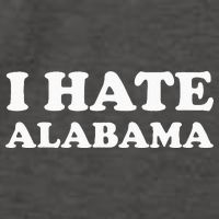 Funny US State Souvenir I Hate Alabama Vector Backpack