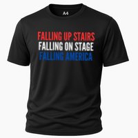 Falling Up Stairs Falling On Stage Falling America Cooling Performance Crew T-Shirt