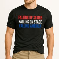 Falling Up Stairs Falling On Stage Falling America Cooling Performance Crew T-Shirt