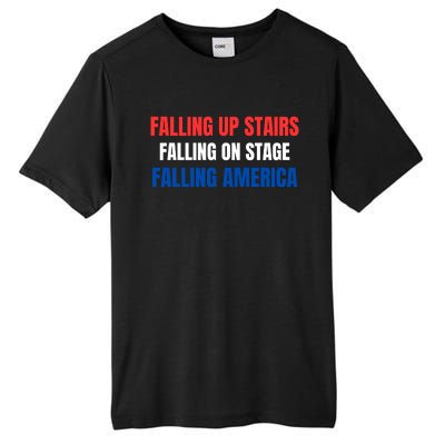 Falling Up Stairs Falling On Stage Falling America Tall Fusion ChromaSoft Performance T-Shirt