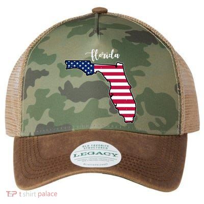 Florida United States Map Legacy Tie Dye Trucker Hat