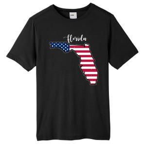 Florida United States Map Tall Fusion ChromaSoft Performance T-Shirt