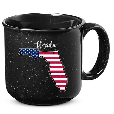 Florida United States Map 15oz Campfire Ceramic Mug