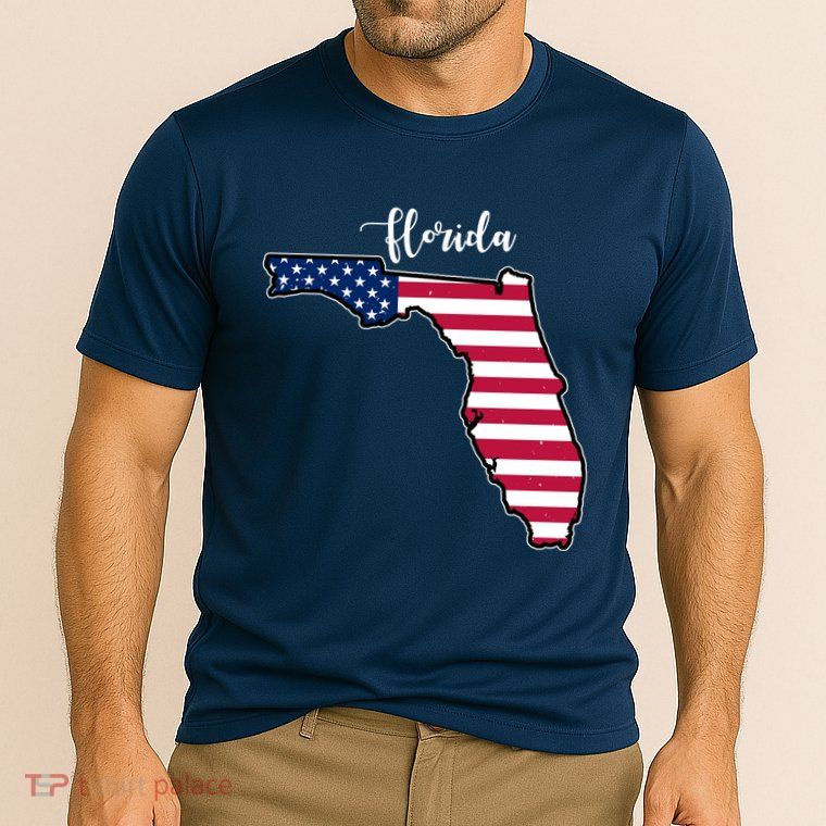 Florida United States Map Performance Shirt