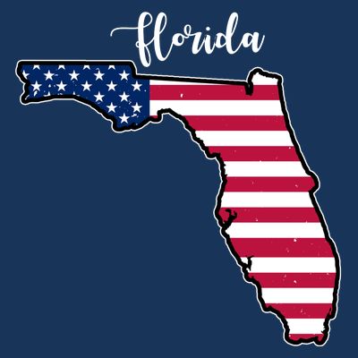 Florida United States Map T-Shirt