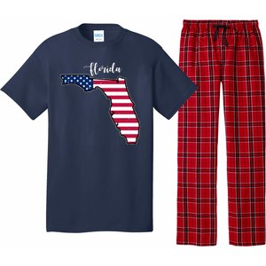 Florida United States Map Pajama Set