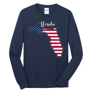 Florida United States Map Tall Long Sleeve T-Shirt