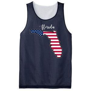 Florida United States Map Mesh Reversible Basketball Jersey Tank