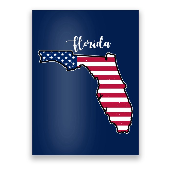 Florida United States Map Poster