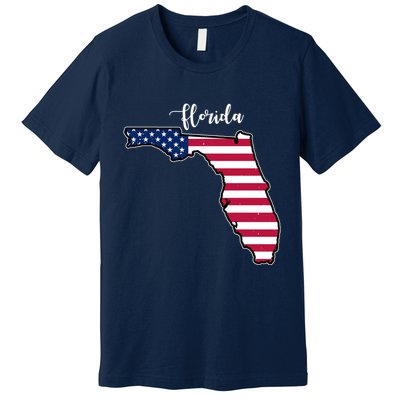 Florida United States Map Premium T-Shirt