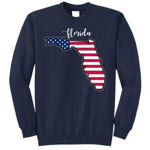 Florida United States Map Tall Sweatshirt