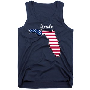 Florida United States Map Tank Top