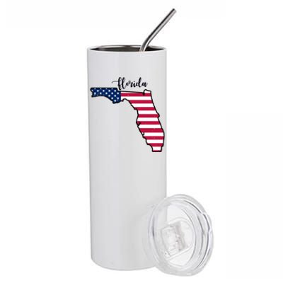 Florida United States Map Stainless Steel Tumbler