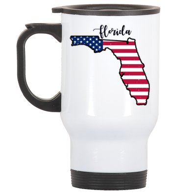 Florida United States Map Stainless Steel Travel Mug