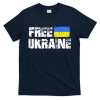 Free Ukraine Support Ukraine I Stand With Ukraine Flag T-Shirt