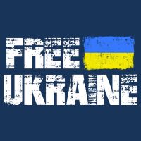 Free Ukraine Support Ukraine I Stand With Ukraine Flag T-Shirt
