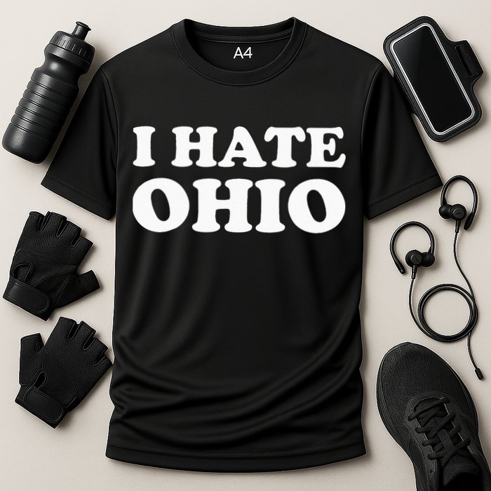 Funny US State Souvenir I Hate Ohio Cooling Performance Crew T-Shirt