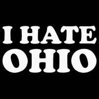Funny US State Souvenir I Hate Ohio Sustainable Bucket Hat